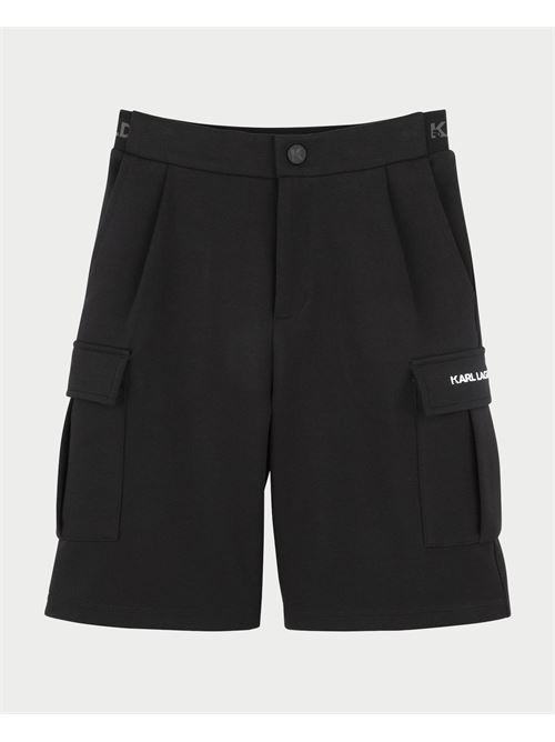 Karl Lagerfeld children's Bermuda shorts with pockets KARL LAGERFELD | Z3041209B